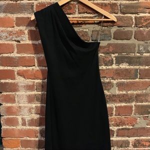 American Apparel- black cotton mini dress